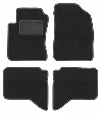 Imagen del producto de Alfombrillas de moqueta para Daihatsu Terios II 2006- (SUV) – juego de 4 piezas, gris grafito, a medida – Wielganizator LUX