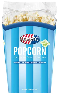 Produktbild von Jimmy's Popcorn Saltet Tub 90g