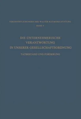Obrázok produktu pre Die Unternehmerische Verantwortung in Unserer Gesellschaftsordnung