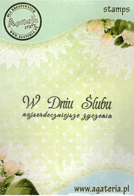 Immagine prodotto di Francobollo - Il giorno del vostro matrimonio auguri di cuore 3 - Agateria