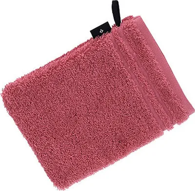 Produktbild von Vossen 116048 | Vienna Style Supersoft Waschhandschuh / 22 x 16 cm - Farbe: Blackberry - Größe: 22 x 16 cm