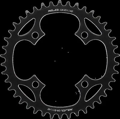 Image de XLC E-Bike Plateau de chaîne pour moteur central acier BCD 104mm, 42 dents, 196g