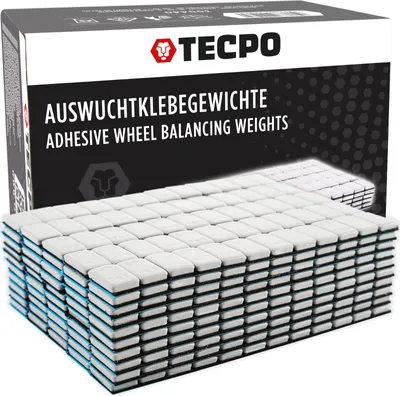 Produktbild von TECPO Auswuchtklebegewichte 6x5g, 3 kg, grau