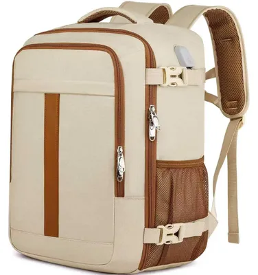 Productafbeelding van Handbagage 40x30x20 voor Ryanair Wizzair, 24L Kleine Reisrugzak met USB-oplaadaansluiting