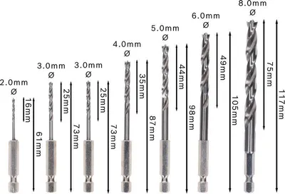 Produktbild von PRO Wood HSS Holzspiralbohrer Set. 7-tlg.