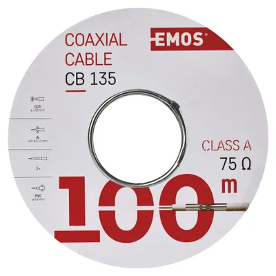 Koaxiální kabel CB135, 100m