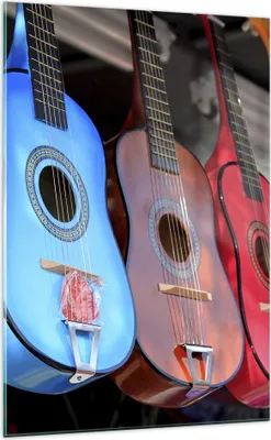 Produktbild von Bilder auf glas - Einteilig - Gitarre Musik Instrument Mexiko - 70x100cm - Glasbilder - Wandbilder - Bilder - Wanddekoration aus Glas - Glas Bilder - Wandbild auf Glas - GPA70x100-2221