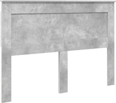 Image de vidaXL Tête de lit Béton Gris 160 cm Bois composite