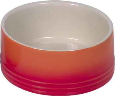 Zdjęcie produktu dla Miska ceramiczna Nobby Gradient pomarańczowy, wymiary: 15 x 6 cm