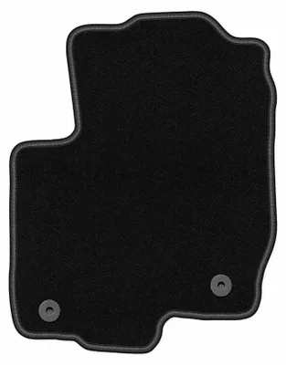 Produktbild von Fahrermatte Automatte Velours Schwarz für Mitshubishi Colt VI 2004-2008