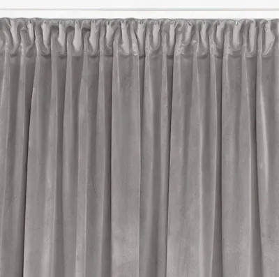 Zdjęcie produktu dla Zasłona VILA velvetowa na taśmie smok 135x175 szara wzór 3 Homede