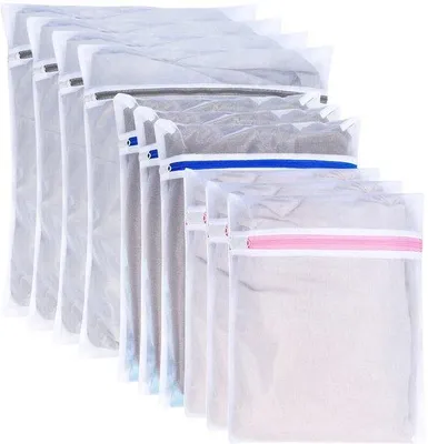 Immagine prodotto di 10 sacchetti per il bucato grandi con cerniera per l'asciugatrice (biancheria intima)