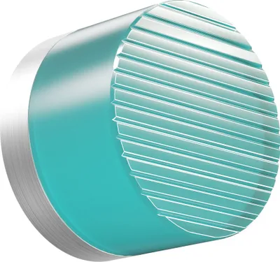 Image de Beneito Faure Applique Led Oma 8W, Ip65, Interrupteur Cct 2000K/2800K/4000K, Plafonnier Mural Vintage En Aluminium Turquoise