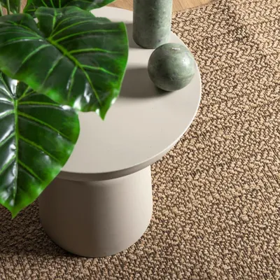 Produktbild von vidaXL Teppich 140x200 cm Jute-Optik Innen und Außen