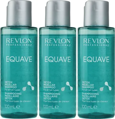 Produktbild von Revlon Professional Equave Micellar 3 x 100 ml Shampoo Reinigungsshampoo Set
