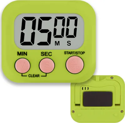Produktbild von Küchen Timer Stoppuhr Kühlschrank Magnet Digital Magnetisch Lcd Grün