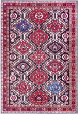 Zdjęcie produktu dla Czerwony orientalny dywan do salonu 200x290 cm