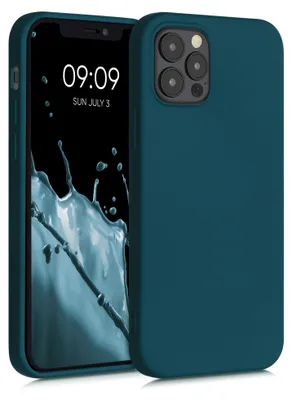 Produktbild von kwmobile Hülle kompatibel mit Apple iPhone 12 / iPhone 12 Pro Hülle - gummierte TPU Silikon Handyhülle - Schutzhülle für kabelloses Laden - Case in