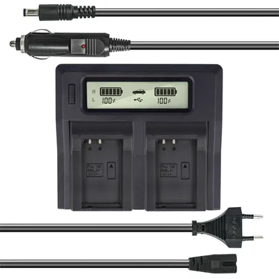 Dual Akku-Ladegeraet fuer Nikon EN-EL20