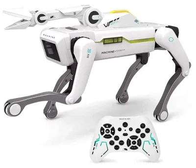Immagine prodotto di Robot Caine Intelligente iUni 8008 con Pinza di Afferramento, Controllo Telecomando, Comandi Vocali, Programmabile