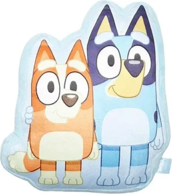 Produktbild von Bluey & Bingo 3D Dekokissen - Kuschelkissen 35x30x5 cm