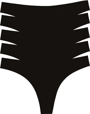 Produktbild von Occulto Damen Seamless Tanga 5er Pack (Model: Ravenna)