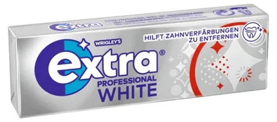 Produktbild von Wrigleys Extra Professional WHITE ohne Zucker 10 Dragees 14g 30er Pack