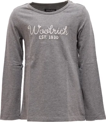 Obrázek produktu pro 6622T WOOLRICH šedé dětské tričko s dlouhým rukávem