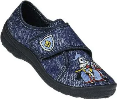 Produktbild von Fischer Kinder Hausschuhe, jeansblau