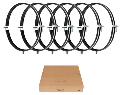 Produktbild von Rohrschellen verzinkter Stahl, 80 mm, 6 Stück, für Rohrbefestigung