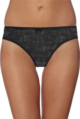 Produktbild von 20X LOOBOO (XL)  Damenslip CUBE BLACK Größe XS / S 28-30