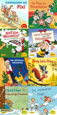 Produktbild von Pixi-Weihnachts-8er-Set 36: Weihnachtszeit mit Pixi (8x1 Exemplar)