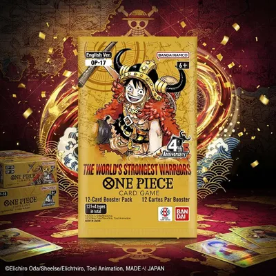 Produktbild von One Piece Card Game OP-17 – The World's Strongest Warriors Booster Pack – Englisch