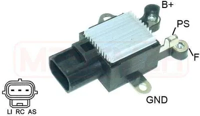 Produktbild von ERA 215697 Lichtmaschinenregler 14,2V für FORD Fiesta Mk5 Schrägheck (JH1, JD1, JH3, JD3) Generator