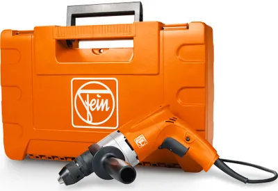 Produktbild von FEIN Bop 10 Set, Handbohrmaschine, Ohne Schlüssel, Schwarz, Orange, Edelstahl, 1,3 cm, 1500 RPM, 3 cm