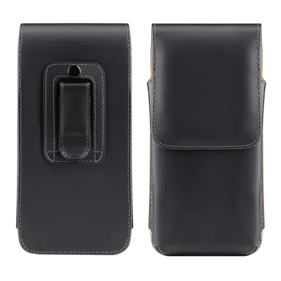 Produktbild von kwmobile Gürteltasche Hülle für Handys mit Gürtelclip - 16,2 x 8 cm Kunstleder Gürtel Case mit Gürtelschlaufe Schwarz