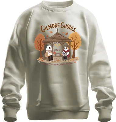 Obrázek produktu pro Gilmore Ghouls kam strašíš, tam tě budu následovat Herbst Geister niedlich Uni mikina, Natur, L