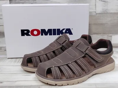 Produktbild von Romika Herren Bäcker-Sandale braun mit Klettverschluss 40