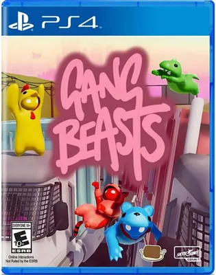 The cover art for the video game Gang Beasts on PlayStation 4.