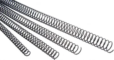 Image de Paquet de 100 spirales métalliques 18 mm. noir fellowes 5110701