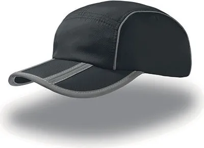 Produktbild von Atlantis REFL | Damen Reflect 6-Panel-Cap / Verschluss mit Schnalle - Farbe: Black - Größe: One Size