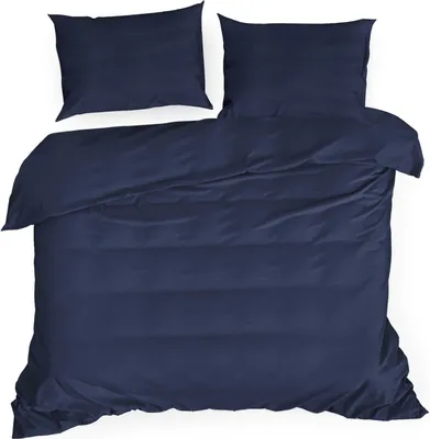 Produktbild von Bettwäsche NOVA3 dunkelblau 160x200 + 2x70x80