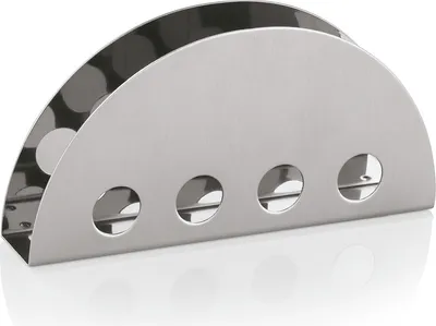 Produktbild von 18x Serviettenhalter Edelstahl 14 x 2,5 x 7 cm