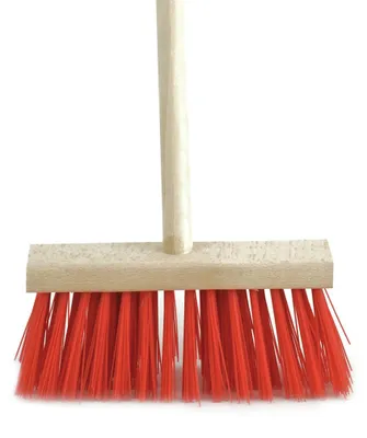Produktbild von Sorex Kinderbesen Outdoor - rot/Holz - mit Stiel - 78 cm