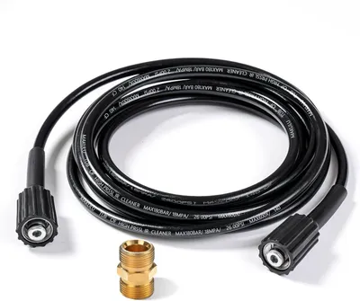 Image de Tuyau haute pression de 5 mètres, 2610 PSI, raccordement M22x14mm, pour automobile