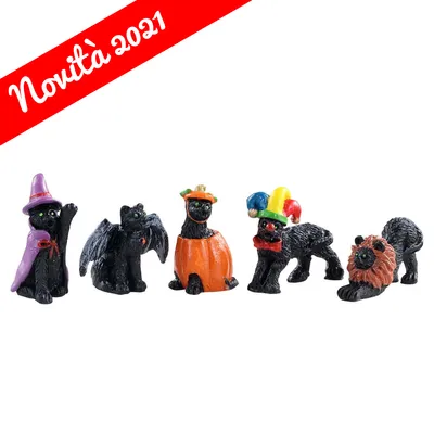 Produktbild von LEMAX Weihnachtsdorf: "Halloween Cats" (12014)