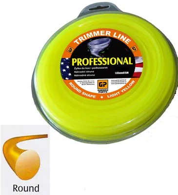 Produktbild von Trimmerfaden für Rasentrimmer, rund, 1,65 mm Durchmesser und 15 m Länge