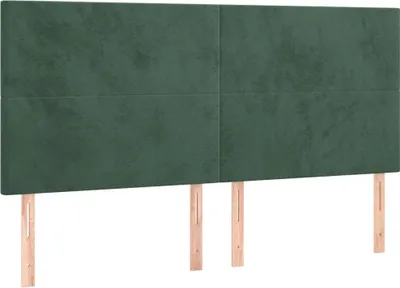 Produktbild von VidaXL 3116115, Dunkelgrün, Polyester, Holz, 1800 mm, 118 cm, 128 cm, 50 mm