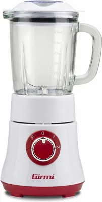 Obrázek produktu pro Girmi FR23, Stojací mixér, 0,6 l, Pulzní spínač, 300 W, Červená, Průhledná, Bílá