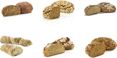 Produktbild von Vestakorn Bäckermeister Brot Auswahl, 6 Handwerksbrote - Sauerteigbrote mit 24 Stunden Teigruhe